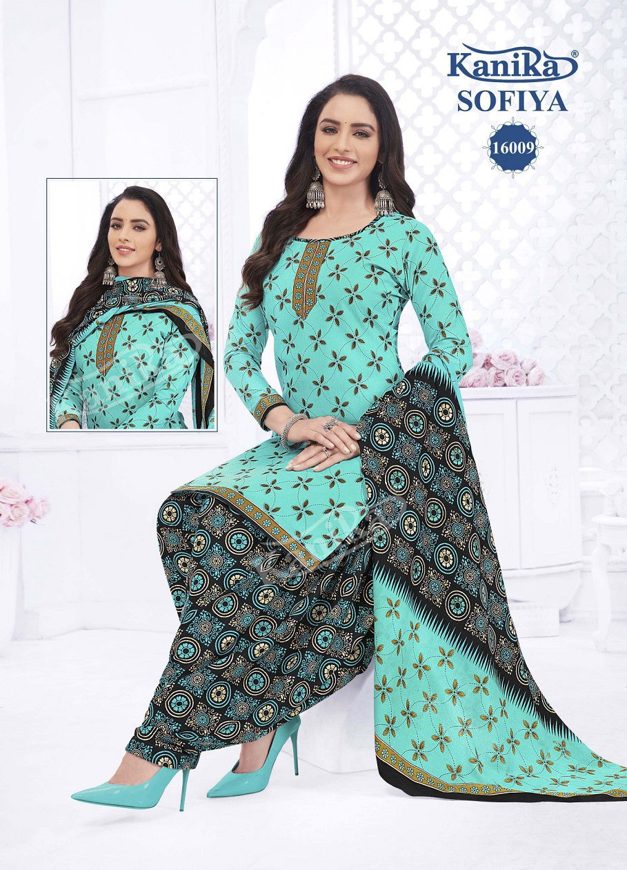Sofia Vol 16 By Kanika Cotton Salwar Suit Catalog